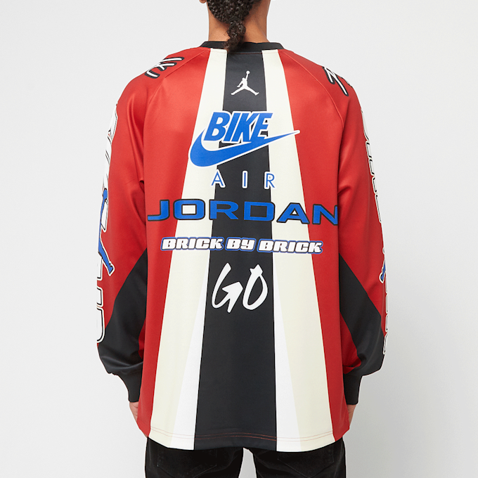 Jordan x Nigel Sylvester "Bike Air" Jersey red 87512 4