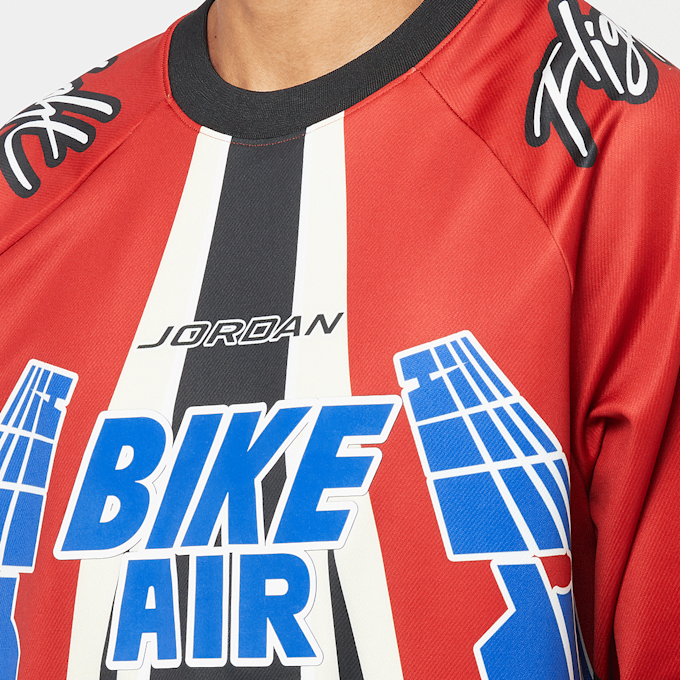 Jordan x Nigel Sylvester "Bike Air" Jersey rouge 87512 5