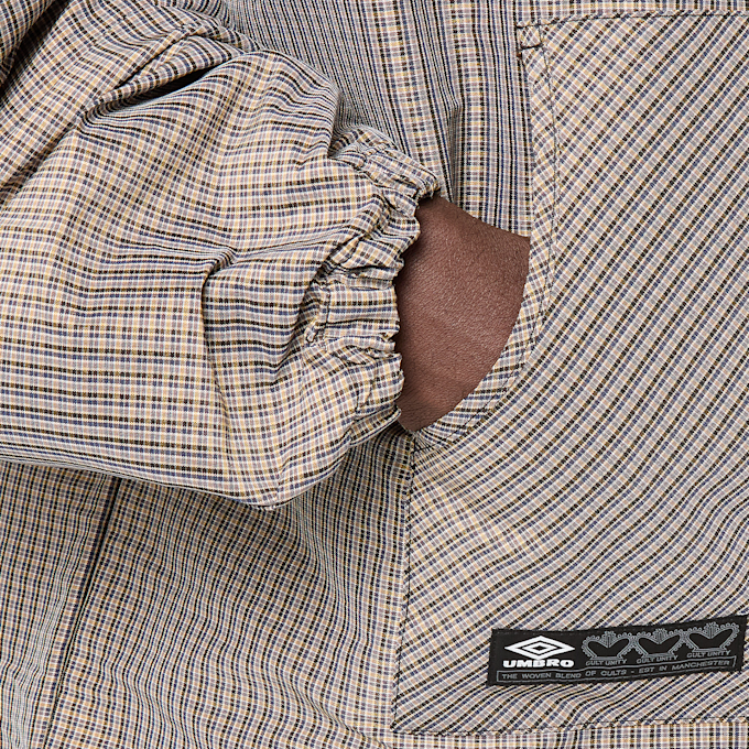 Umbro by Slam Jam Masked Check Anorak gelb 85957 6