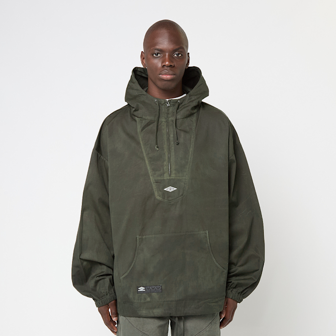 Umbro by Slam Jam Masked Waxed Anorak groen 90743 2