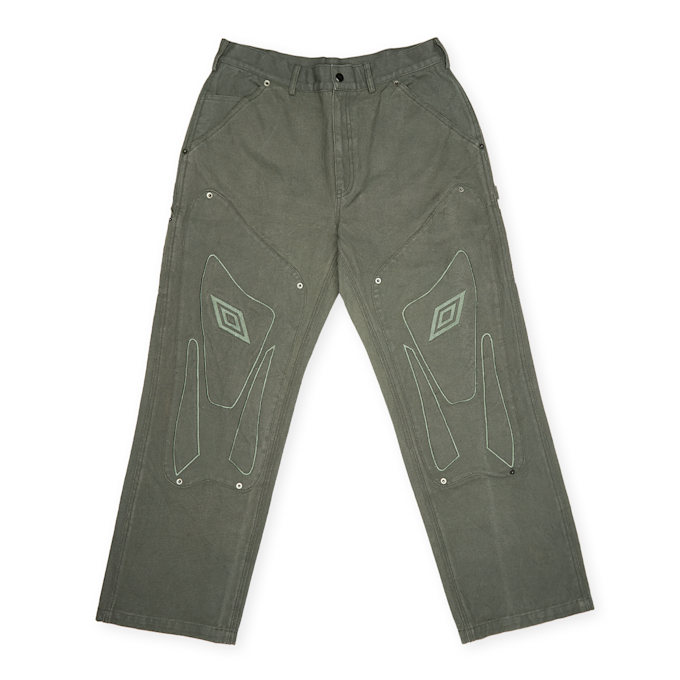 Umbro by Slam Jam Shinguard Canvas Pants vert 87522 1