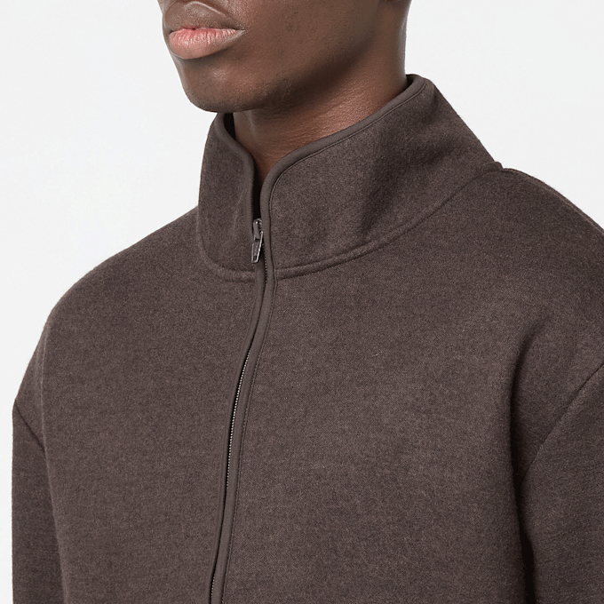 Sunflower Wool Half Zip brun 85987 5