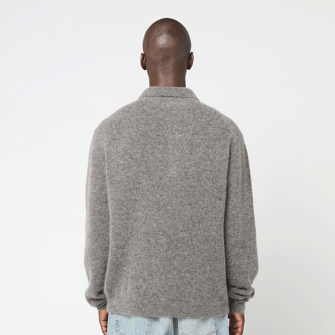 Sunflower Mohair Polo grijs 87543 4