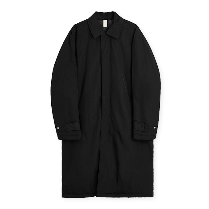 Sunflower Relaxed Nylon Coat noir 88621 1