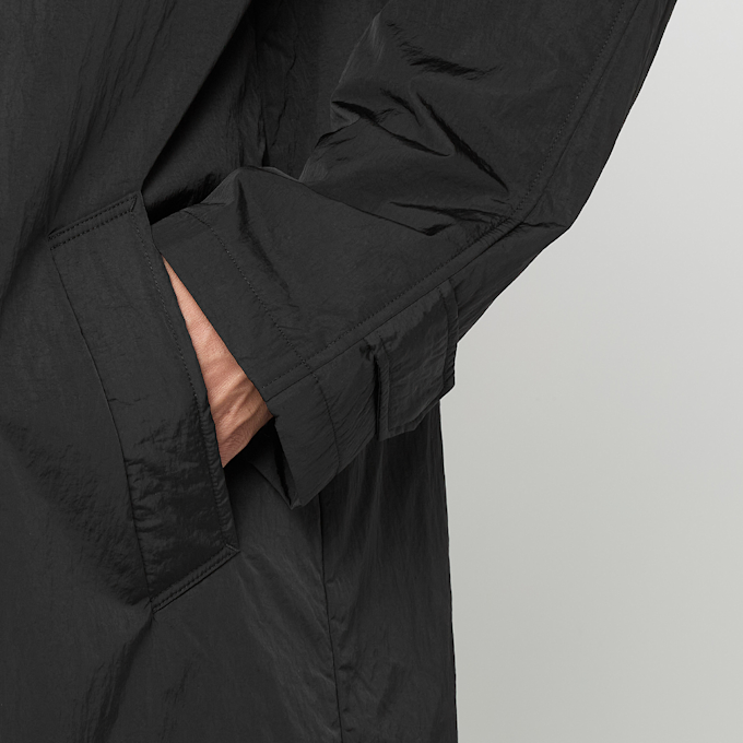 Sunflower Relaxed Nylon Coat noir 88621 6