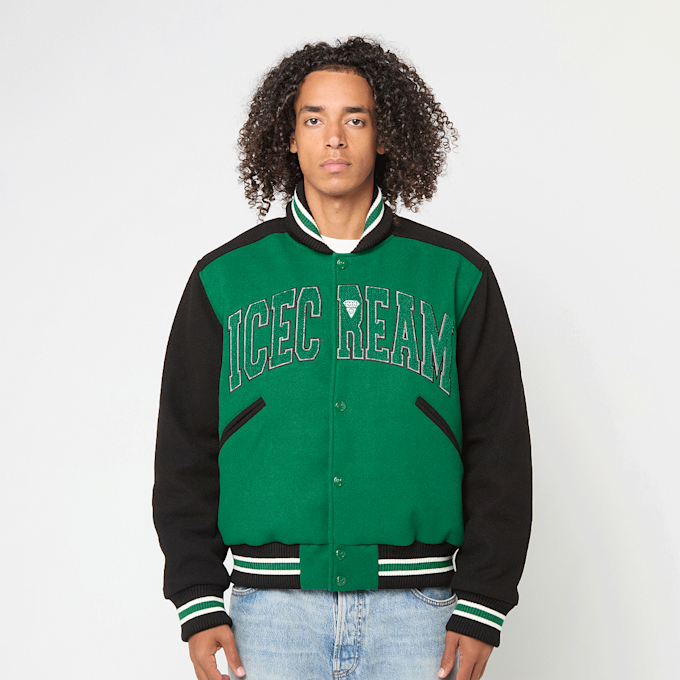 ICECREAM&nbsp; College Varsity Jacket vert 89797 2