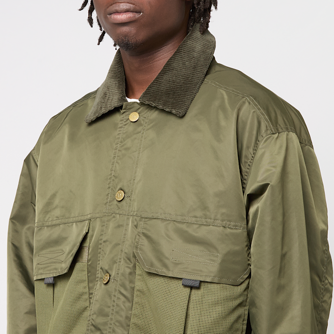 Brain Dead Cropped Chore Jacket vert 87551 5