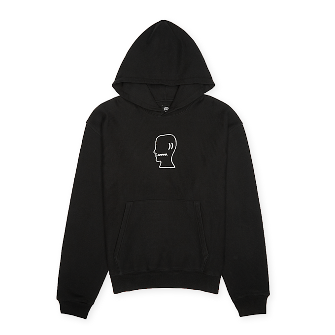 Brain Dead Brain Dead Logo Head Hoodie zwart 87555 1