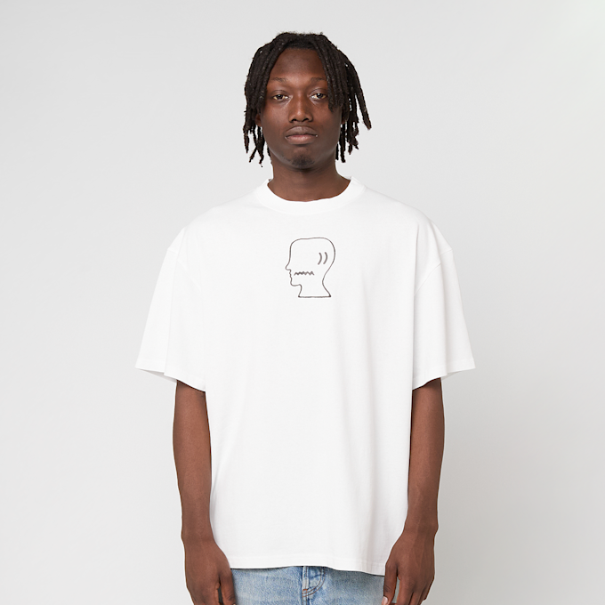 Brain Dead Brain Dead Logo Head T-Shirt weiß 91449 2