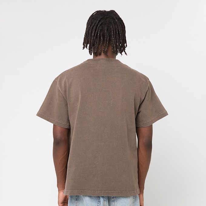 Brain Dead Heavyweight 3D Embroidery Logohead T-Shirt braun 91452 4