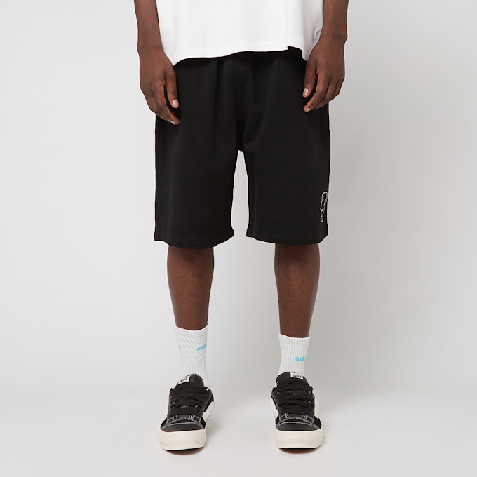 Brain Dead Logohead Rugby Short zwart 89330 2