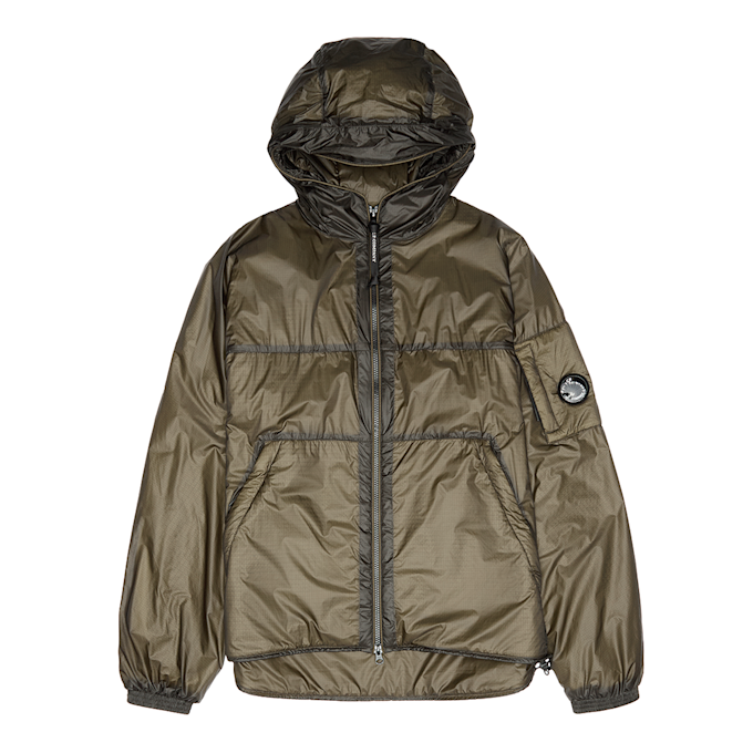 C. P. Company Outerwear Medium Jacket In Nada Shell vert 90749 1