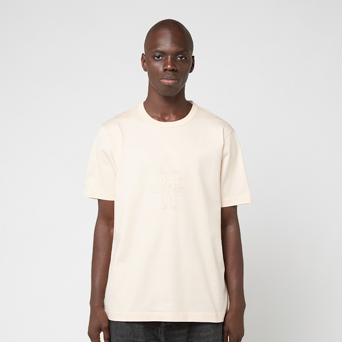 C. P. Company&nbsp; T-Shirt In Mercerized Jersey 30/2 Twisted beige 91458 2