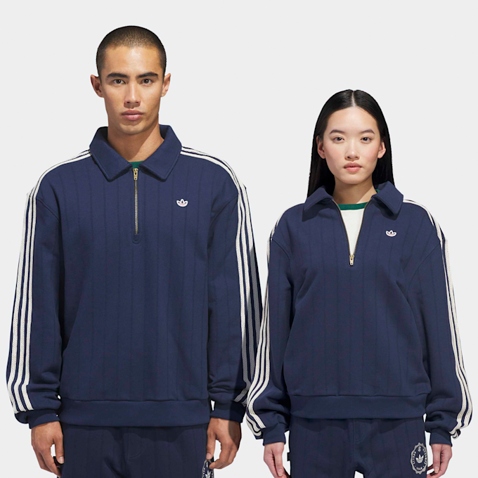 adidas Originals x Clot by Edison Chen Quarter Zip Sweater blue 88014 2