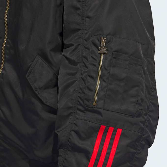 adidas Originals x Willy Chavarria Satin Bomber Jacket noir 89948 5