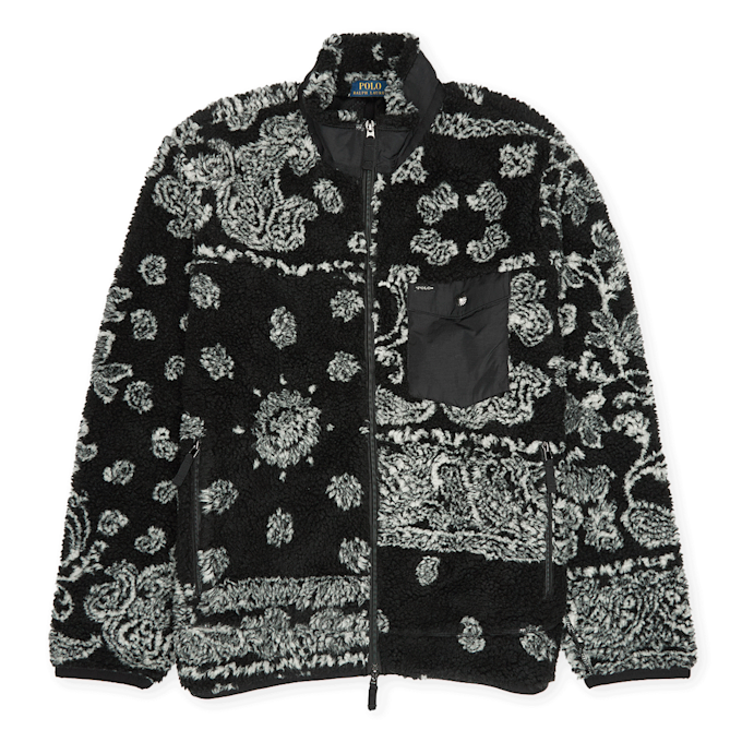 Polo Ralph Lauren Longsleeve Full Zip Jaquard zwart 91375 1