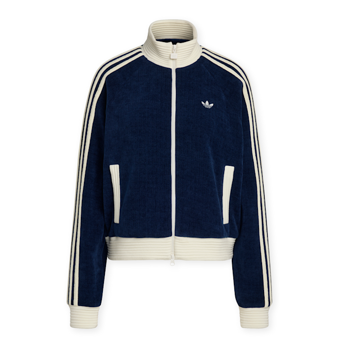adidas Originals Velour Knit Tracktop blauw 92175 1