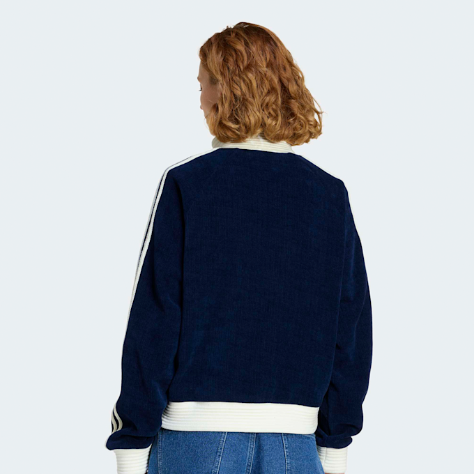 adidas Originals Velour Knit Tracktop blauw 92175 3