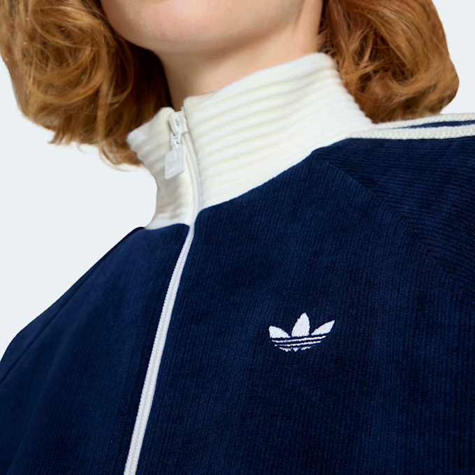 adidas Originals Velour Knit Tracktop blauw 92175 4