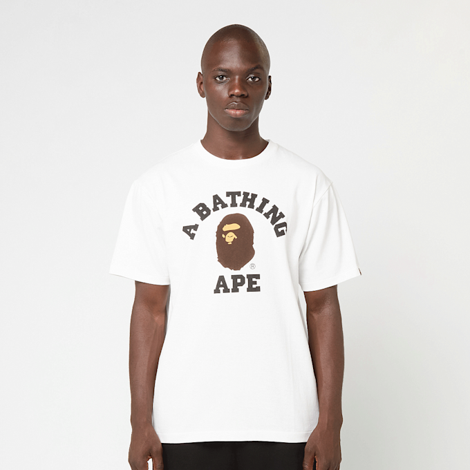 A Bathing Ape College Tee blanc 92411 2