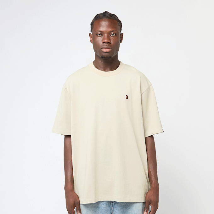 A Bathing Ape One Point Relaxed Fit Tee beige 92413 2