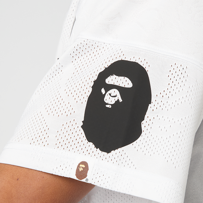 A Bathing Ape Line Camo Jacquard Relaxed Fit Football Jersey M white 92446 7