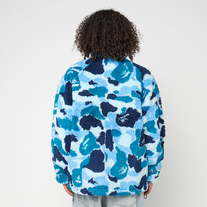 A Bathing Ape ABC Camo Metal One Point Boa Jacket M bleu 92455 4