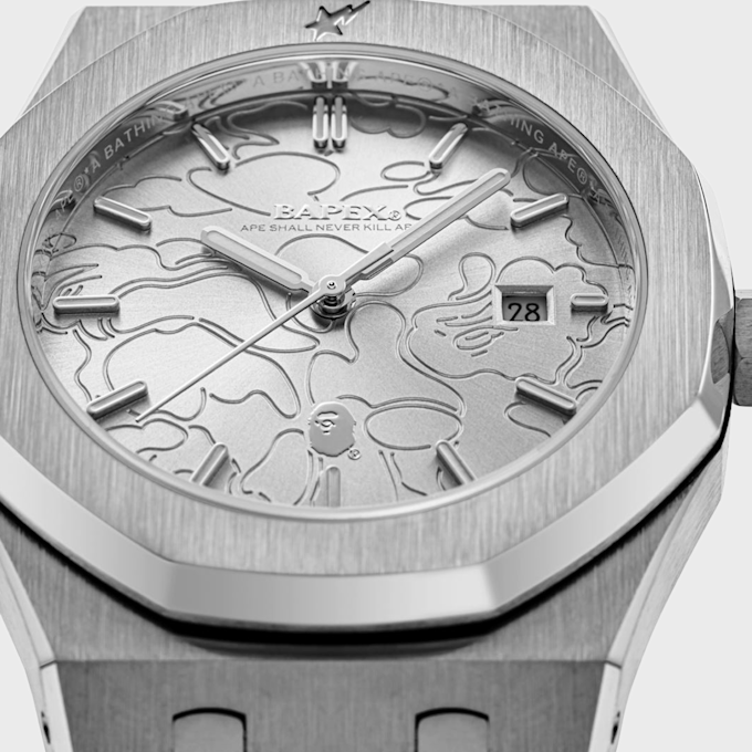 A Bathing Ape Type 9 Bapex #1 M silber 92459 3