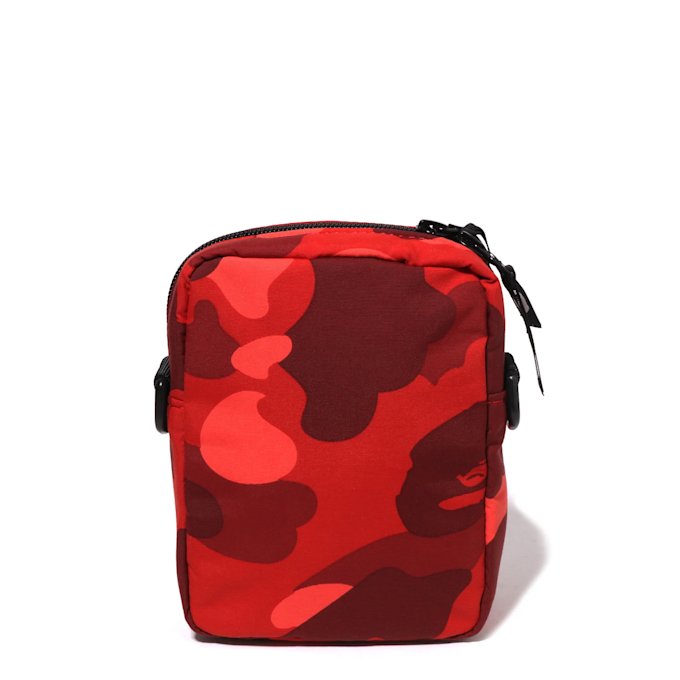 A Bathing Ape&nbsp; Color Camo Shark Mini Bag rouge 92493 2