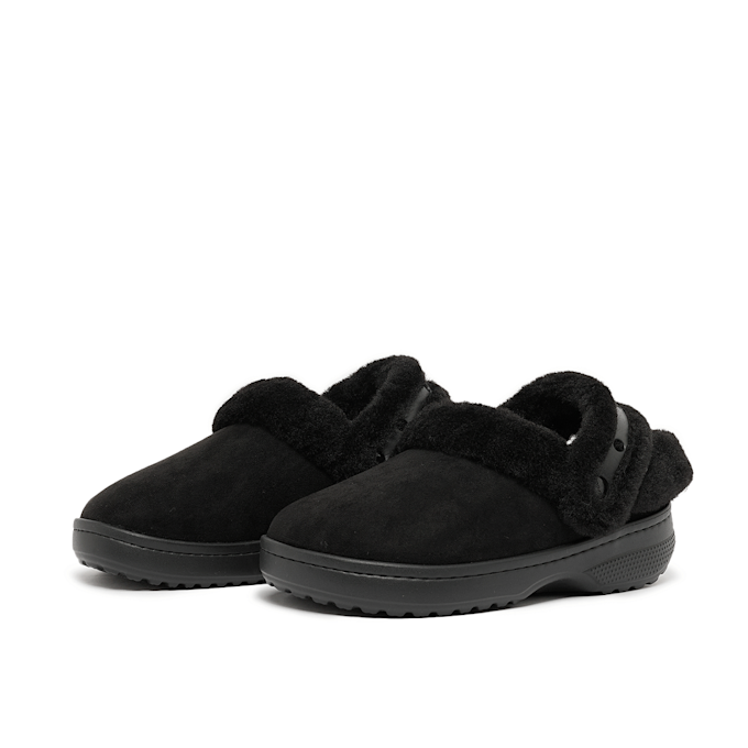 Crocs Wmns Classic Unfurgettable Suede Clog noir 92571 1