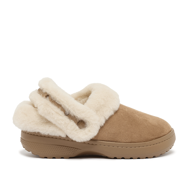 Crocs Wmns Classic Unfurgettable Suede Clog brown 92573 2