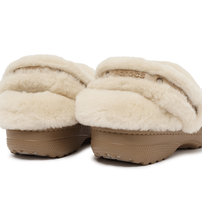 Crocs Wmns Classic Unfurgettable Suede Clog brun 92573 6