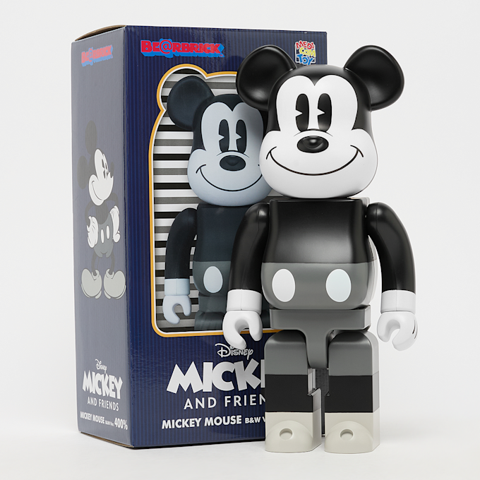 Medicom Bearbrick Mickey Mouse B&W Ver (Mickey Mouse & Friends) 400% schwarz 92624 4