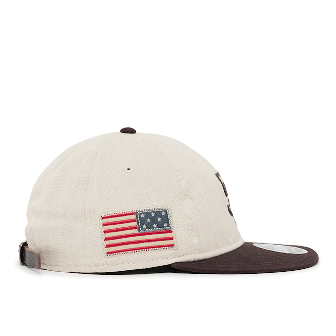 New Era Americana Herringbone 9Fifty Retro Crown San Diego Padres brown 92918 2