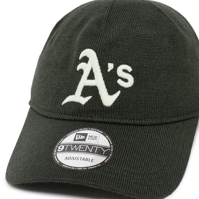 New Era Merino Wool 9Twenty Athletics Cap groen 92924 4