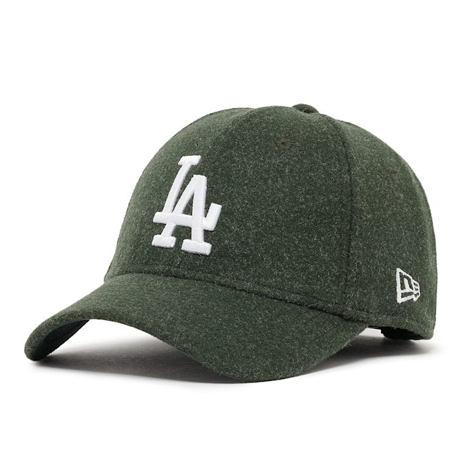 New Era Melton Wool 9Forty® Los Angeles Dodgers Cap vert 92926 1