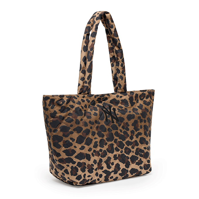 New Era Leopard Quilted Tote Bag braun 92947 2