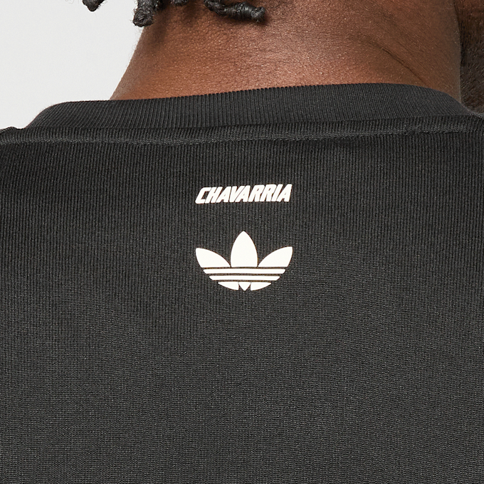 adidas Originals x Willy Chavarria Logo Shortsleeve Tee zwart 93162 6