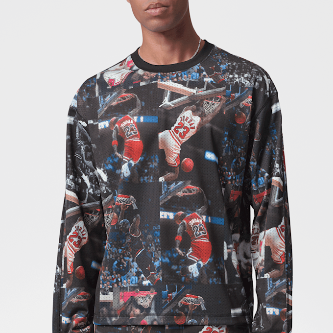 Jordan Flight Longsleeve Print zwart 94251 3