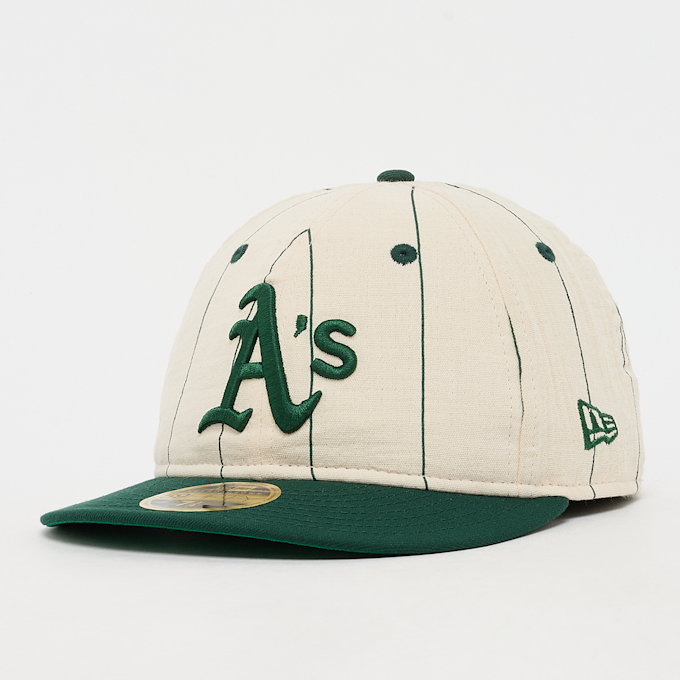 New Era 59Fifty Linen Oakland Athletics beige 95235 1