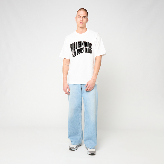 Billionaire Boys Club Distorted Arch Logo T-Shirt weiß 95305 2