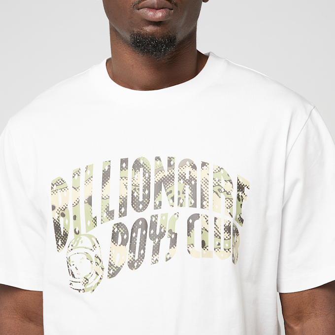 Billionaire Boys Club Overlay Camo Fill Arch Logo T-Shirt Weiss 95308 3