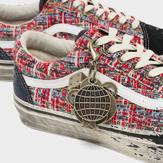 Vans Wmns LX Old Skool Charms "Paint Splatter" zwart 95612 6