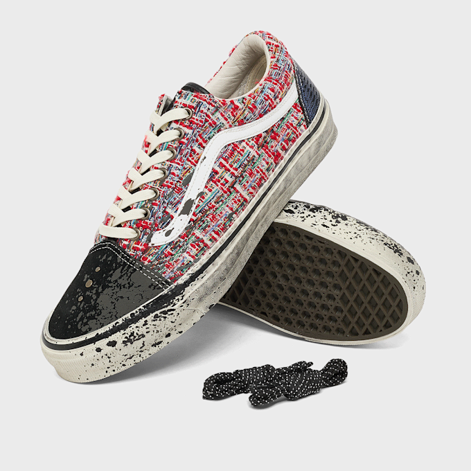 Vans Wmns LX Old Skool Charms "Paint Splatter" schwarz 95612 7