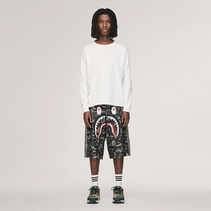 adidas Originals x Bape Demin Jorts gris 95773 2