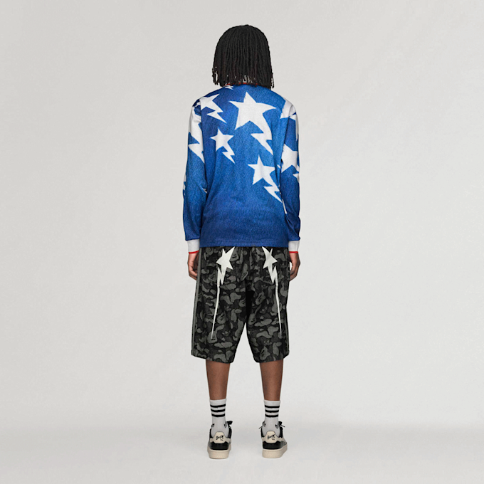 adidas Originals x Bape LSL Star Jersey blanc 95777 3