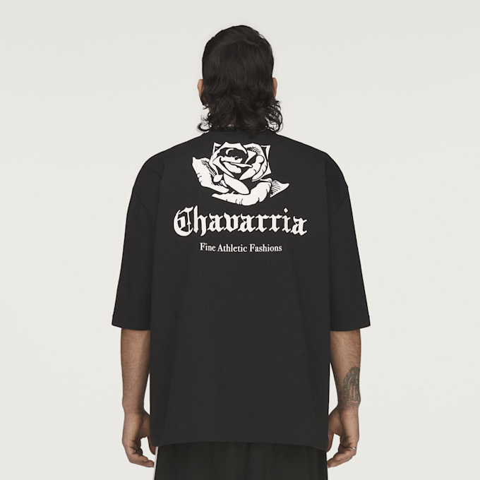 adidas Originals x Willy Chavarria Logo SS Tee zwart 95784 3
