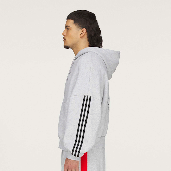 adidas Originals x Willy Chavarria FZ Hoodie grijs 95760 4