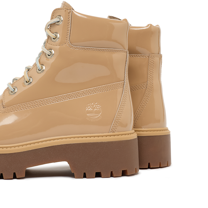 Timberland Wmns Stone Street 6 Inch Lace Up Waterproof Boot beige 95844 5