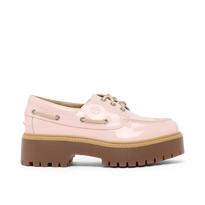 Timberland Wmns Stone Street Boat Shoe Patent Leather lichtroze 95843 2